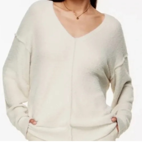 Wilfred Free Deep V-Neck Relaxed Fit Sweater Size XXS - Picture 1 of 8